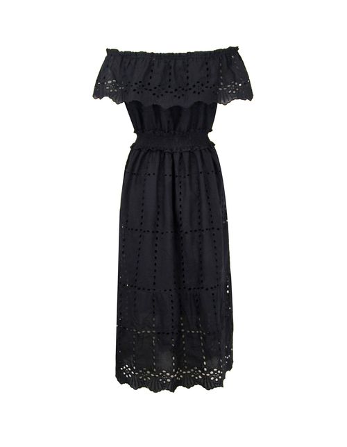 vestido laise preto